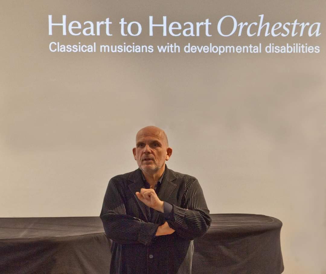 heart to heart orchestra bezoek praatje Jaap van Zweden bij papageno Huis Laren