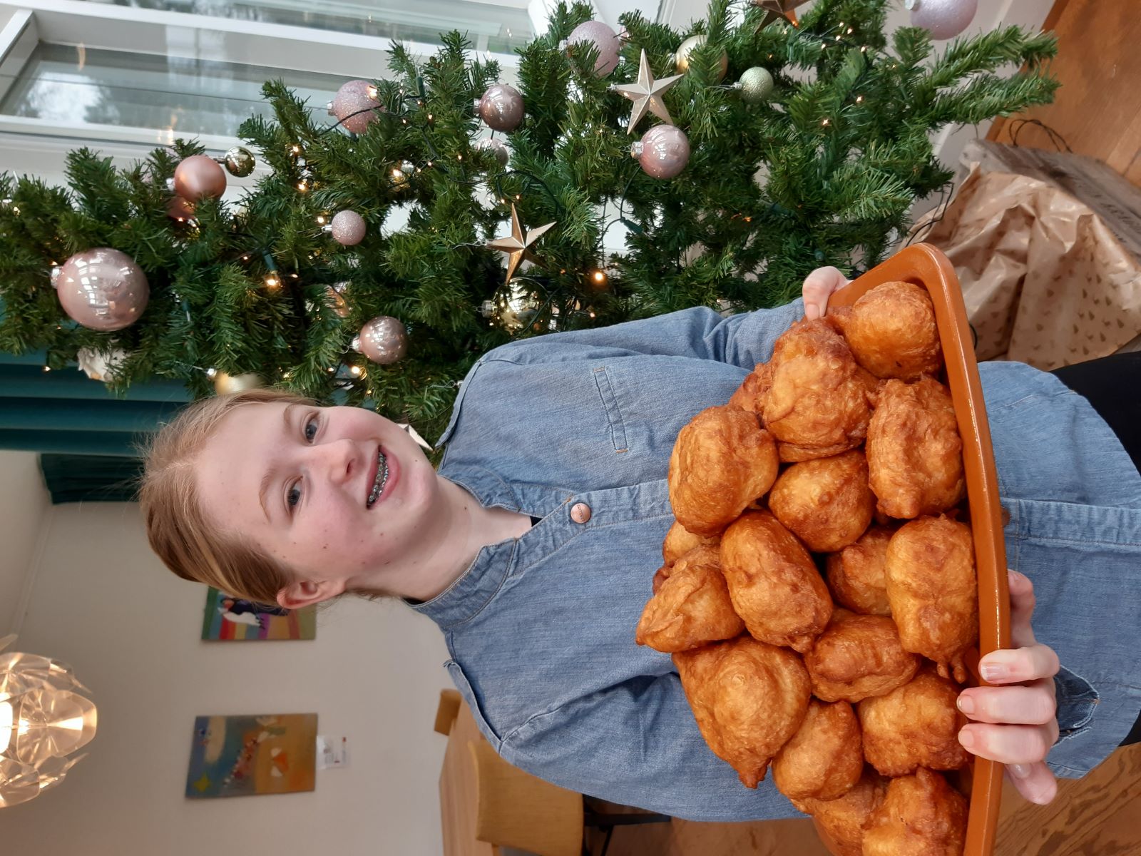 verse oliebollen bij het Papageno Huis Noemy